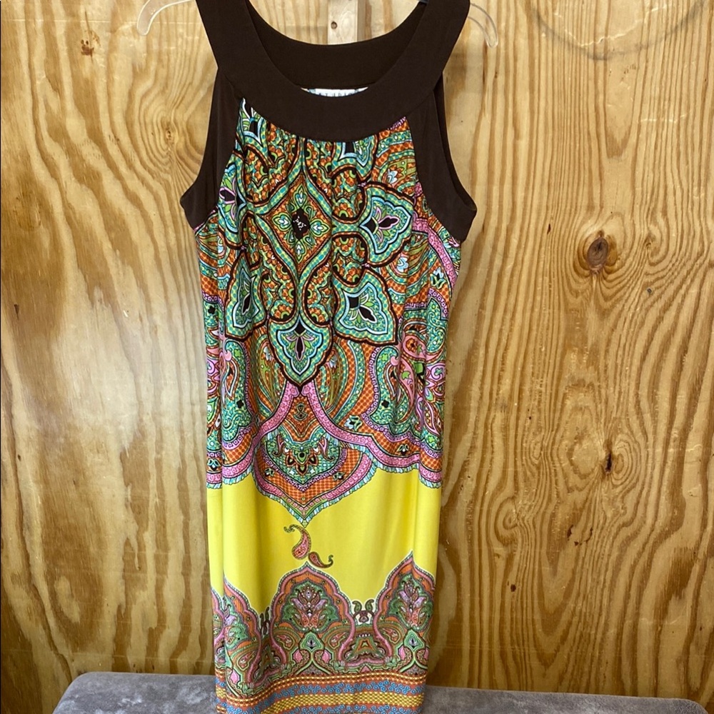 Studio JPR size L tank dress multi color